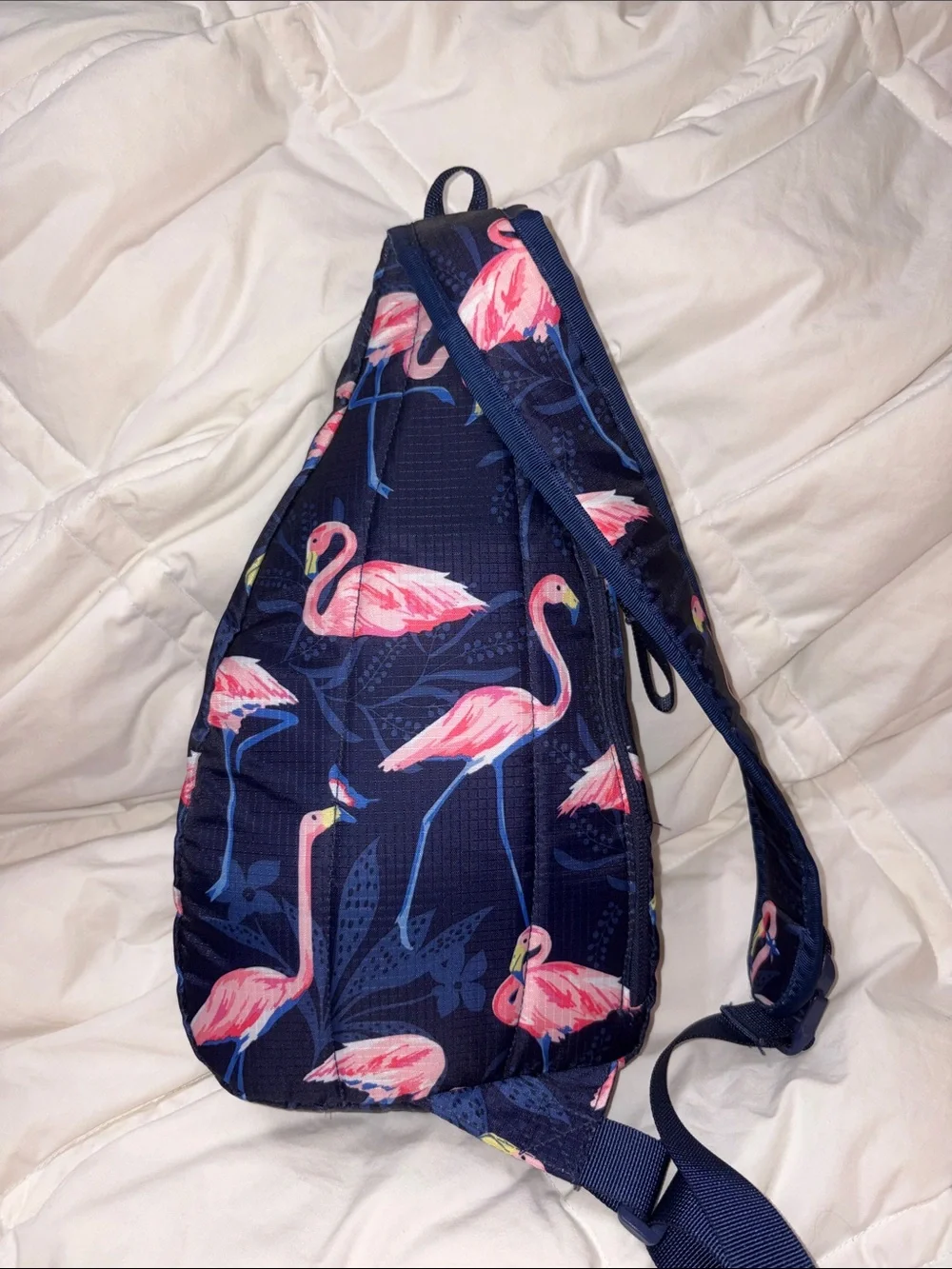 NWOT Vera Bradley Flamingo Party Mini Sling Backpack in Ripstop